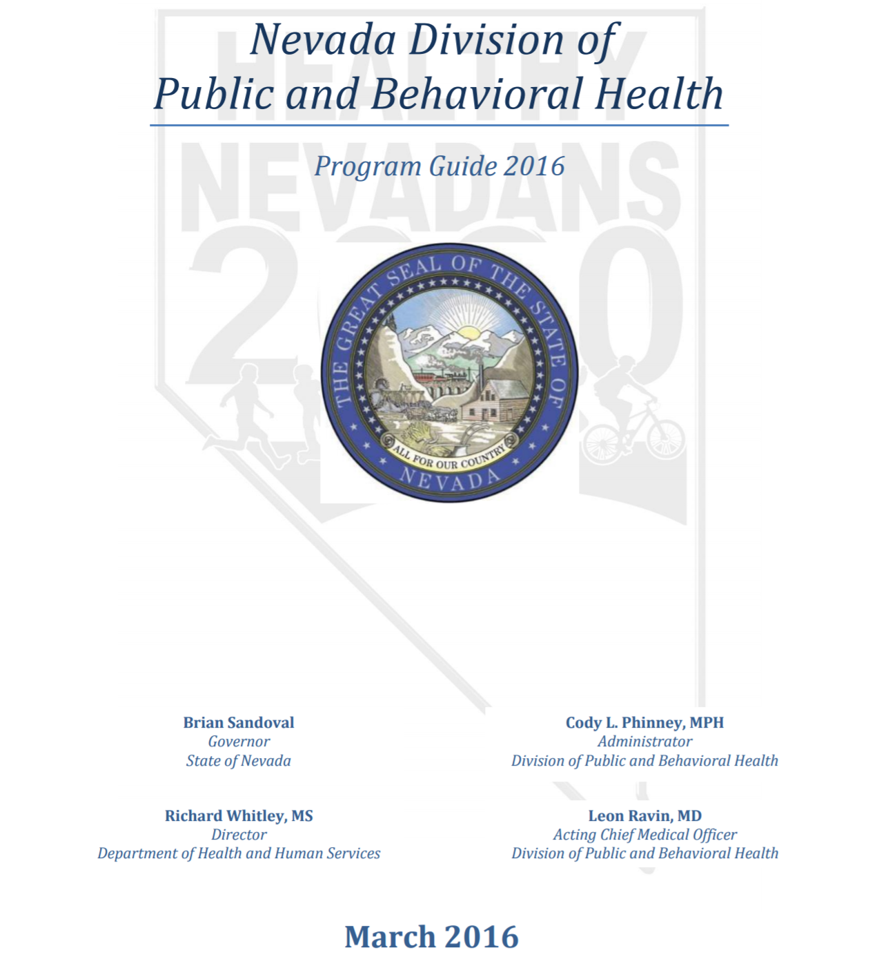 DPBH Program Guide 2016