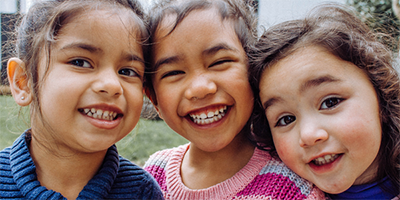 Smiling girls